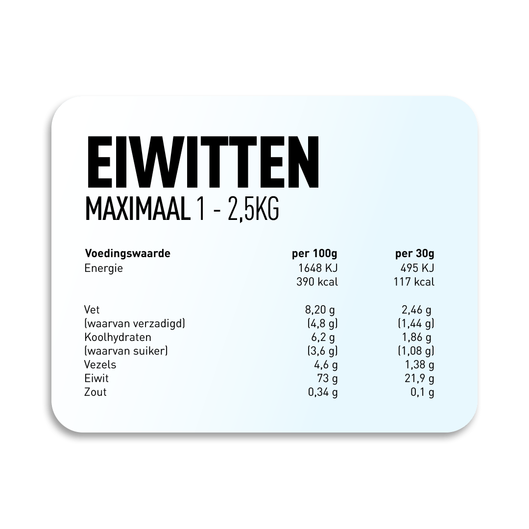 EIWITTEN MAXIMAAL 2.5KG (Whey protein) - Image 3